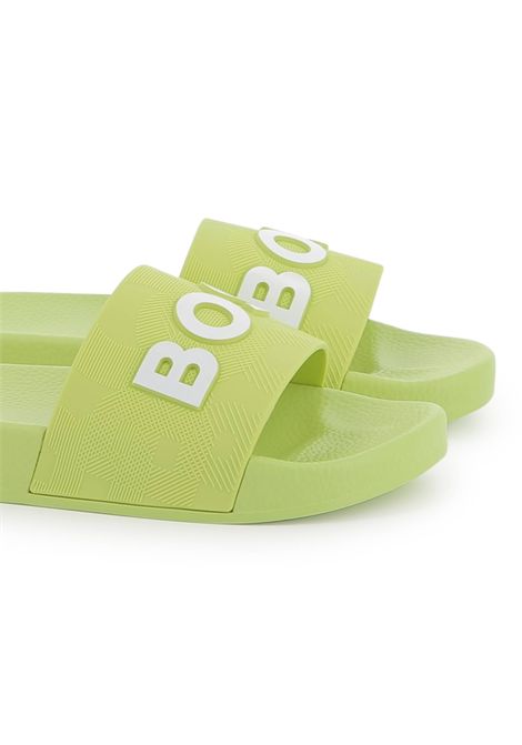 Ciabatte con logo HUGO BOSS KIDS | J51643607